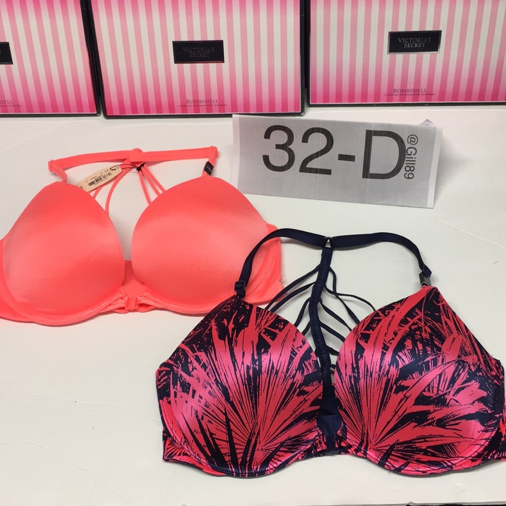 New ❤️2 Victoria Secret very sexy Push up Bra 32D